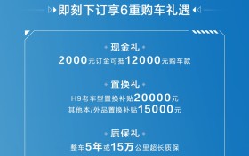 入门即高配，19.99万即可享越级体验：二代哈弗H9这么选就对了